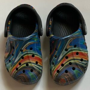 CROCS Kids Water Shoes - Multicolor Swirl